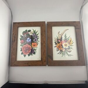 PNW Floral 5" x 7" Limited‎ edition art print signed Lynn  Marie Framed Numbered